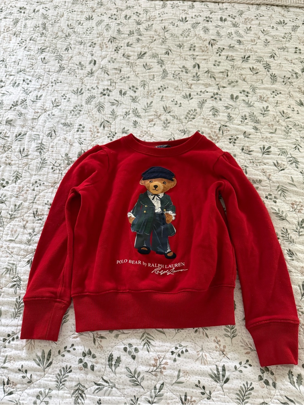 Ralph Lauren Bear Kids size 7years small Sweatshirt
